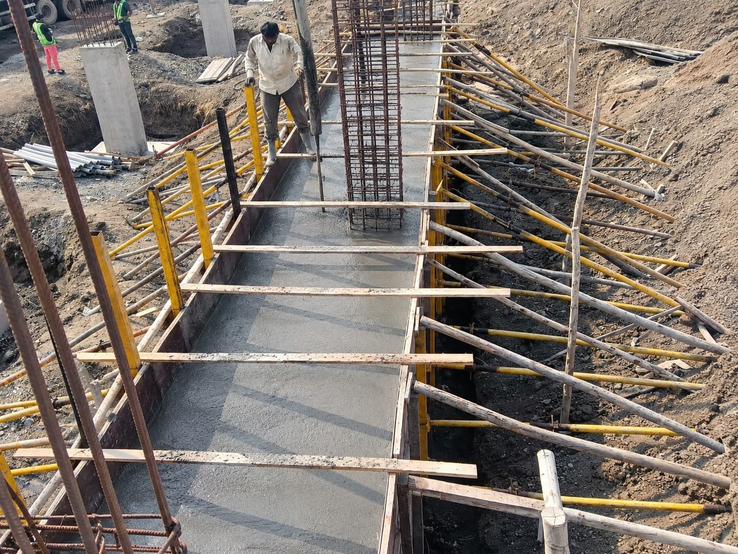 Plum Concrete Footings Work