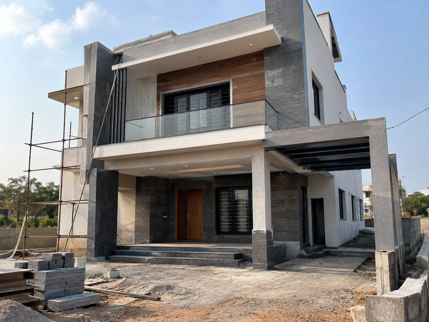 Modern Residential Bungalow Structure
